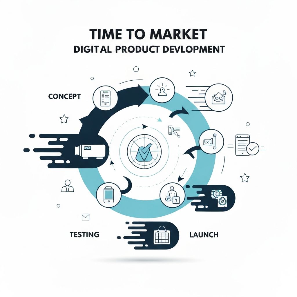 Como o Outsourcing de TI reduz o time-to-market de produtos digitais